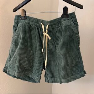 Urban Outfitters Shorts Green Corduroy Men’s Medium-Preowned